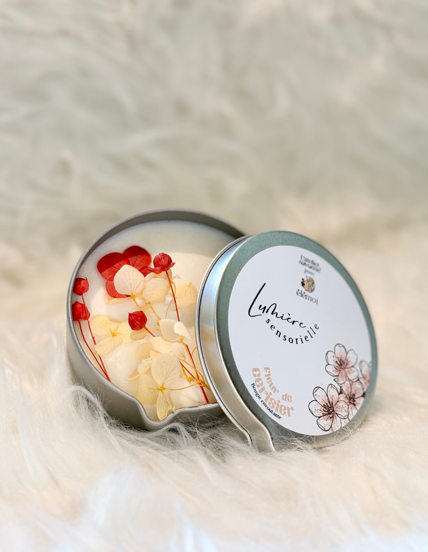 Bougie de Massage Fleur de Cerisier | Édition Fête des Mères