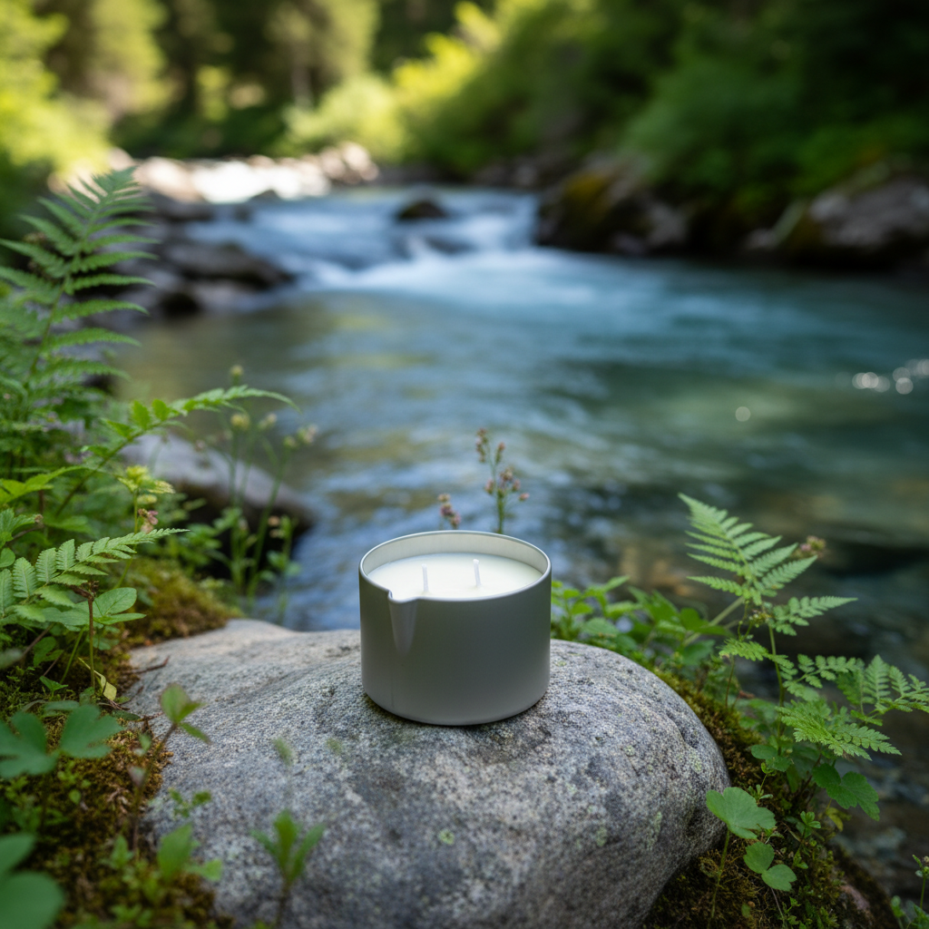 Bougie EAU lifestyle rivière