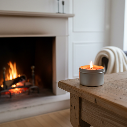 Bougie Quartz FEU - ambiance