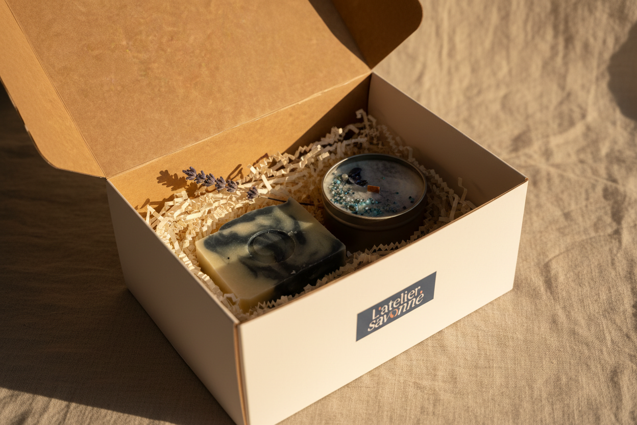 Coffret ouvert lifestyle