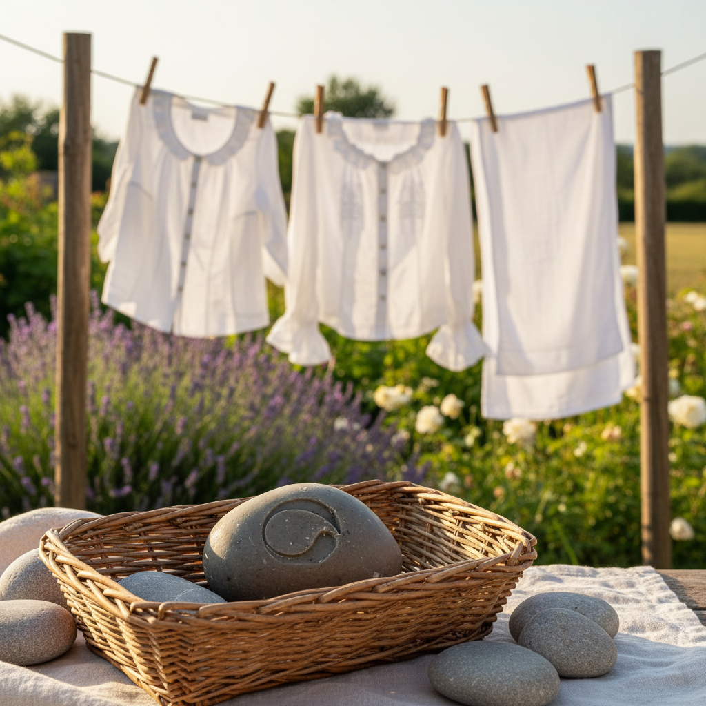 Galet ménager linge à l'ancienne