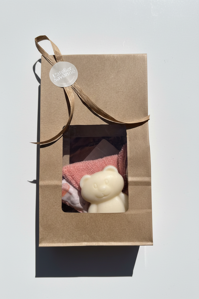 Coffret maman/bébé – pochette cadeau