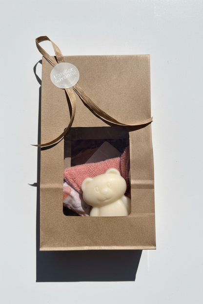Coffret maman/bébé – pochette cadeau