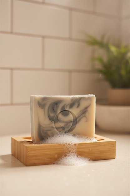 Lifestyle AIR - porte-savon bois + vapeur + mousse
